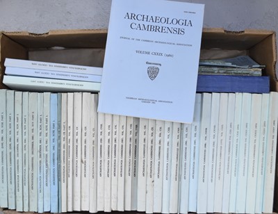 Lot 125 - ARCHAEOLOGIA CAMBRENSIS, broken run 1938-80. 41 issues