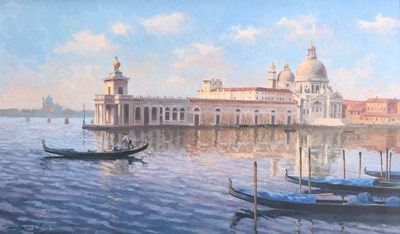 Lot 164 - Adrian Rigby (b.1962) Santa Maria Della Salute, Early Morning