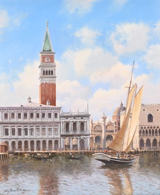 Lot 49 - Adrian Rigby (b.1962) The Splendour of Venice