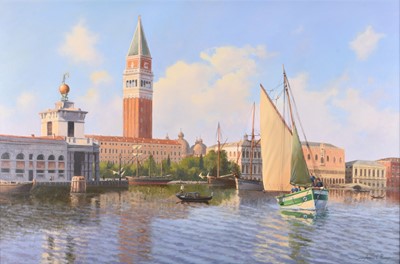 Lot 694 - Adrian Rigby (b.1962) The Glory of Venice