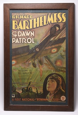 Lot 14 - Two aviation related cinema posters, Dawn Patrol and Charter Pilot