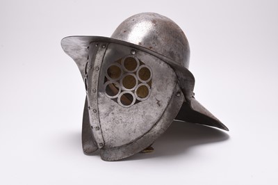 Lot 195 - A full-size armourer-made copy of a Roman Murmillo gladiator helmet