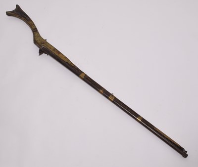 Lot 284 - Flintlock Rasak gun, Balkan or possibly Greek, 19th century