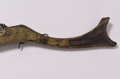 Lot 284 - Flintlock Rasak gun, Balkan or possibly Greek, 19th century