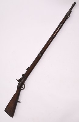 Lot 287 - Austrian Werndl breech-loading percussion rifle