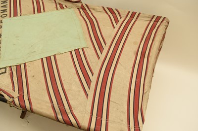 Lot 200 - WW1 British Army Officer's folding campaign bed, named to Major Castleman Dorset Yeomanry