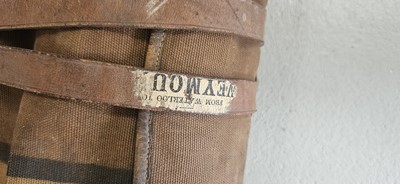 Lot 200 - WW1 British Army Officer's folding campaign bed, named to Major Castleman Dorset Yeomanry