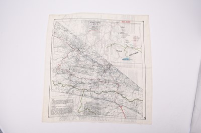 Lot 17 - WW2 RAF silk escape and evasion map - Salzburg to Mojstrana