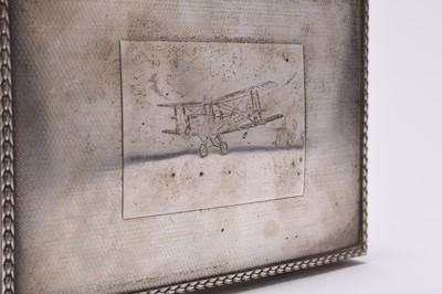 Lot 18 - The Flying Duchess - Duchess of Bedford, a silver cigarette box