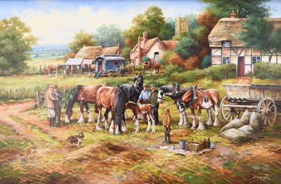 Lot 423 - Chris Howells (1947-2013) Horse Fair