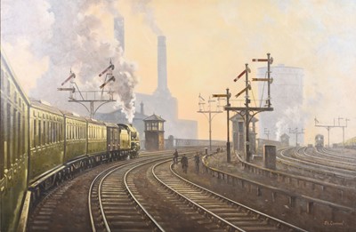 Lot 27 - John L Chapman (b.1946) The Boat Train