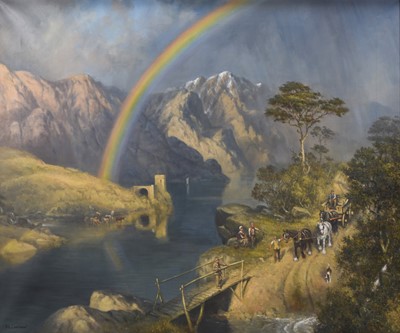 Lot 708 - John L Chapman (b.1946) The Rainbow