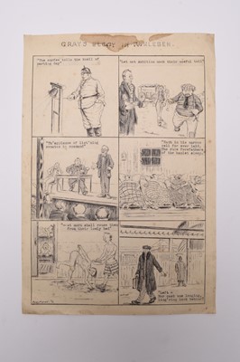 Lot 120 - PRISONER OF WAR ART - Percy P. Wood (b.1877) Ruhleben internment camp