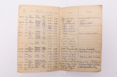 Lot 19 - RAF logbook group including post-war Test Flights