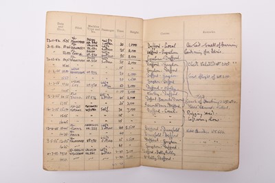 Lot 19 - RAF logbook group including post-war Test Flights