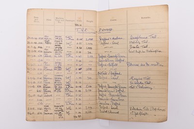 Lot 19 - RAF logbook group including post-war Test Flights