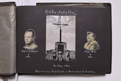 Lot 186 - WW2 German Pioneer's photograph album, covering 1941