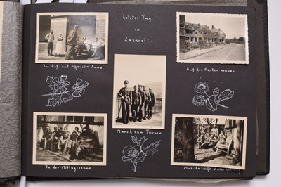 Lot 186 - WW2 German Pioneer's photograph album, covering 1941
