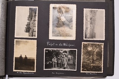 Lot 186 - WW2 German Pioneer's photograph album, covering 1941