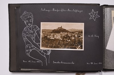 Lot 186 - WW2 German Pioneer's photograph album, covering 1941