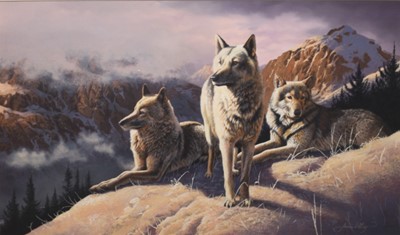 Lot 126 - Adrian Rigby (b.1962) Wolf Pack