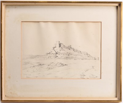 Lot 652 - Tristram Hillier RA (1905-1983) Study of The Alcazaba of Almería