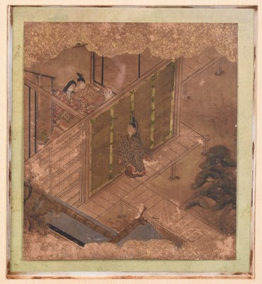 Lot 207 - A Japanese Tosa School painting, late Edo era