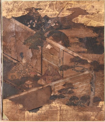 Lot 100 - A Japanese Tosa School painting, late Edo era