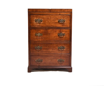 Lot 193 - A George III mahogany wash stand