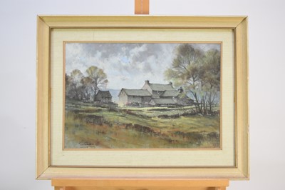 Lot 102 - Gerald V Gadd (20th Century) Two Landscapes of Trefonen and Border Farm, Powys