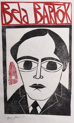 Lot 7 - Peter Paul Piech (1920-1996) Bela Bartok