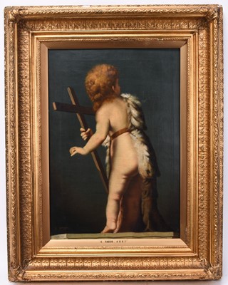 Lot 644 - G Gaggio (Italian 19th Century) Infant Christ Child with Crucifix