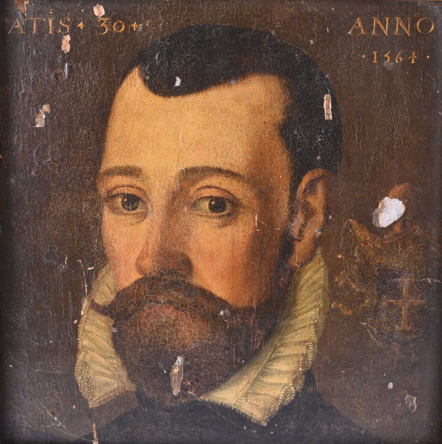 Lot 120 - English School (16th Century) Portrait of a Gentleman