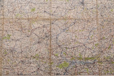 Lot 130 - Interesting WW2 grouping, Capt. Livesey, incl. medals, sword, hat, maps and insignia