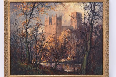 Lot 421 - Robert Leslie Howey (1900-1981) Durham Cathedral