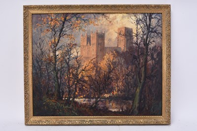 Lot 421 - Robert Leslie Howey (1900-1981) Durham Cathedral