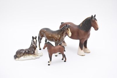 Lot 152 - A group of Beswick horses