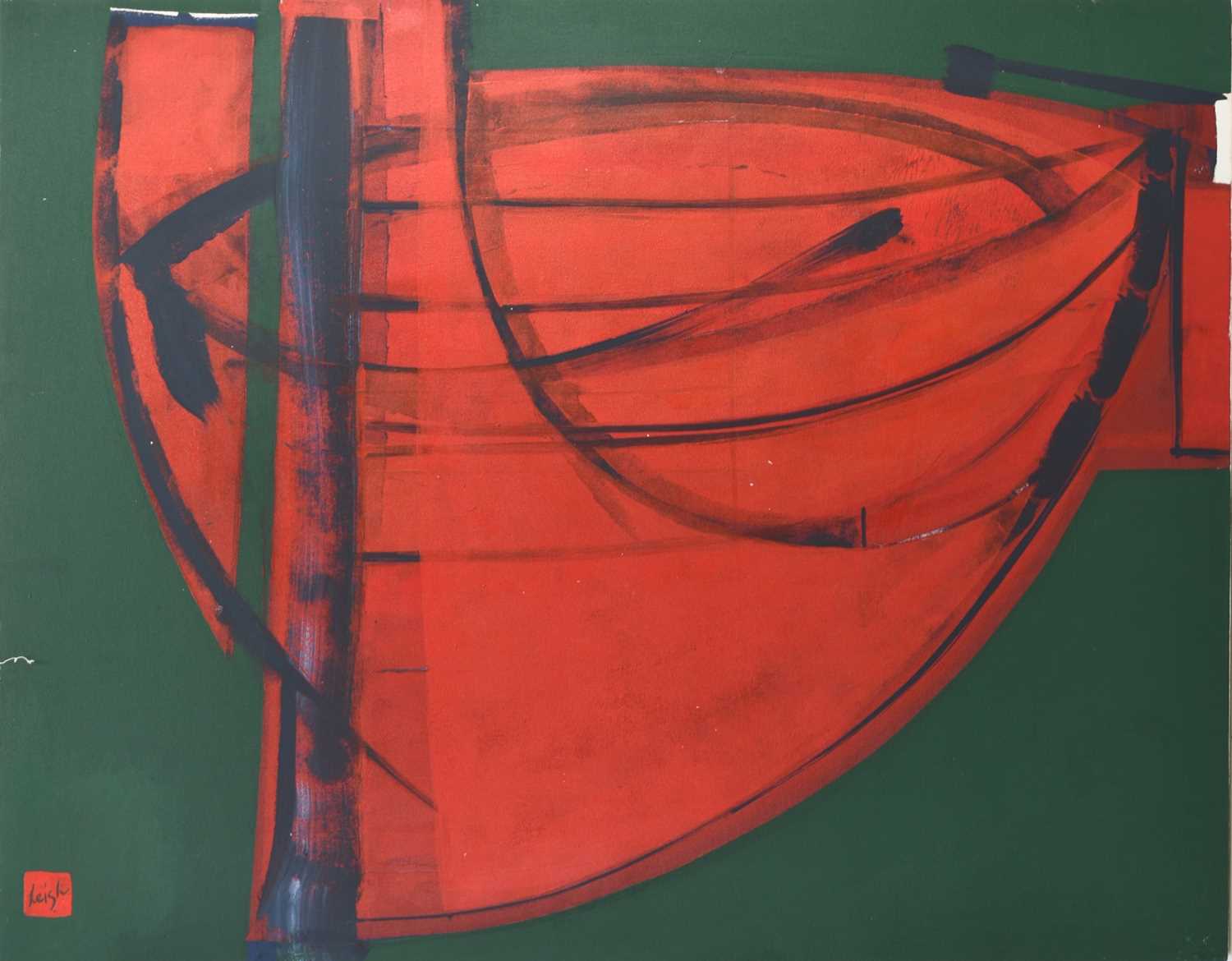 Lot 722 - Leigh Davis (b.1976) Red Boat