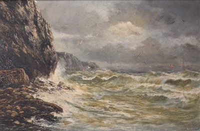 Lot 69 - British School (19th-20th Century) Sunset Near Ifracombe