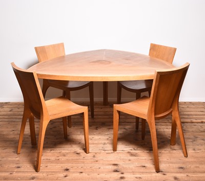 Lot 216 - Danilo Silvestrin for Gunther Lambert, a Milano range dining table and four chairs