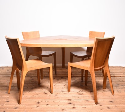 Lot 216 - Danilo Silvestrin for Gunther Lambert, a Milano range dining table and four chairs