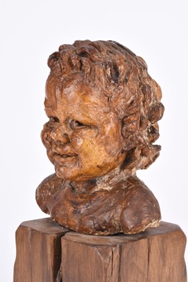 Lot 202 - Circle of Jacob Epstein (1880-1959) Bust of a Young Boy