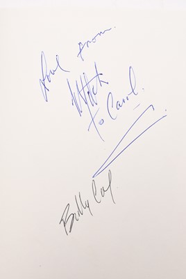 Lot 54 - HENDRIX, Jimi (1942-70) autograph on a piece of paper pasted to the half title of book