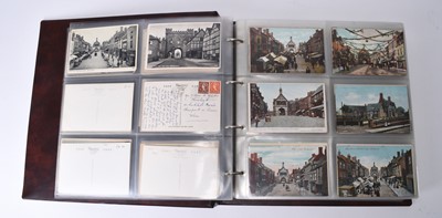 Lot 362 - Large album of mainly Edwardian picture postcards relating to Bridgnorth and environs