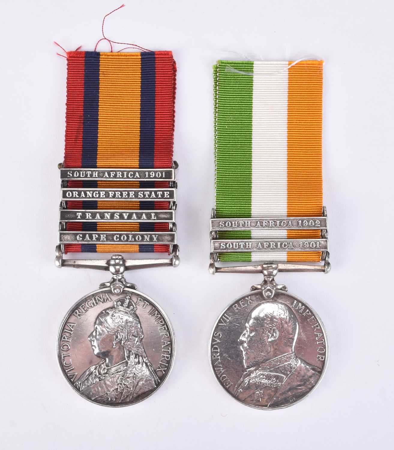 Lot 141 - Two single Boer War campaign medals, Army Service Corps