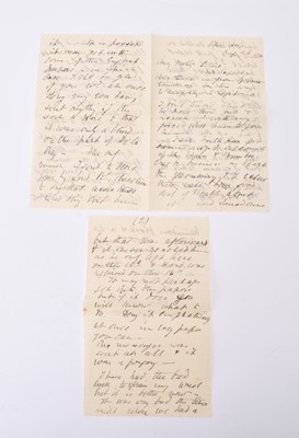 Lot 339 - South Africa, cover and original letter from General Frederick Carrington to his wife, Lizzie.