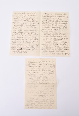 Lot 339 - South Africa, cover and original letter from General Frederick Carrington to his wife, Lizzie.