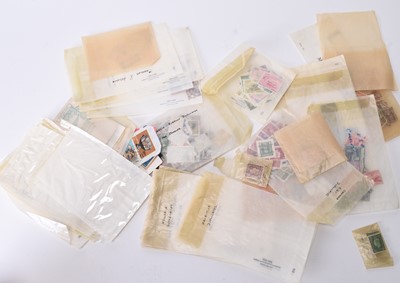 Lot 344 - Large accumulation of stamps, covers, accessories, old club approval books, bags and tins of stamps etc.
