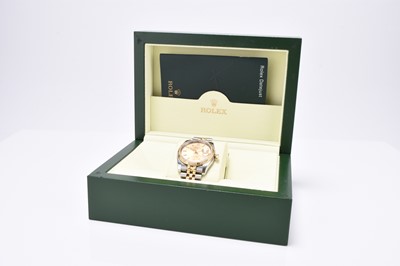 Lot 71 - Rolex: A gentleman's bi-colour Oyster Datejust bracelet watch