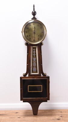 Lot 380 - An American Ingram company banjo wall clock